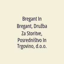 Bregant In Bregant, Družba Za Storitve, Posredništvo In Trgovino, d.o.o. - Logotip