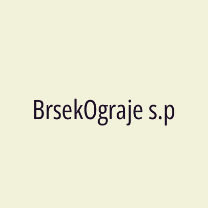 BrsekOgraje s.p - Logotip