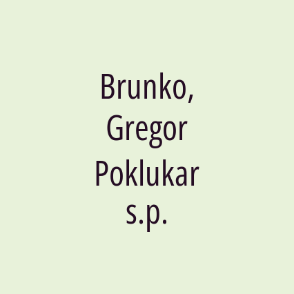 Brunko, Gregor Poklukar s.p. - Logotip