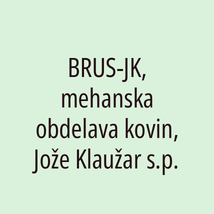 BRUS-JK, mehanska obdelava kovin, Jože Klaužar s.p. - Logotip