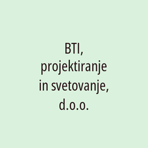 BTI, projektiranje in svetovanje, d.o.o. - Logotip