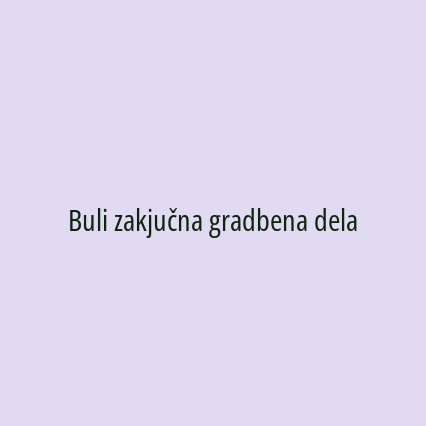 Buli zakjučna gradbena dela - Logotip