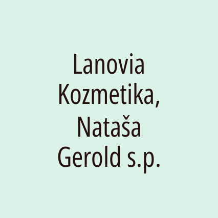 Lanovia Kozmetika, Nataša Gerold s.p.