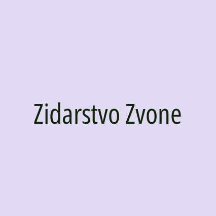 Zidarstvo Zvone