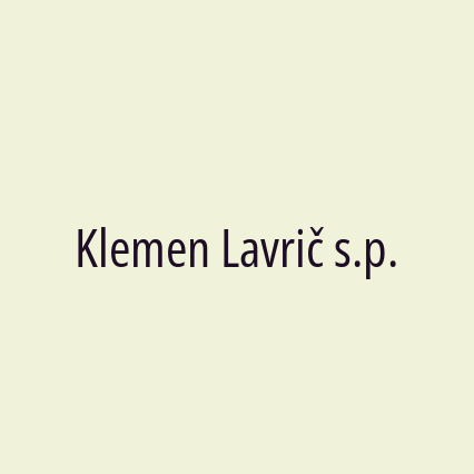 Klemen Lavrič s.p. - Logotip