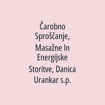 Čarobno Sproščanje, Masažne In Energijske Storitve, Danica Urankar s.p. - Logotip