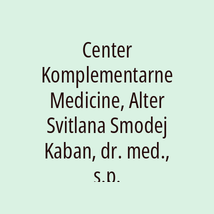 Center Komplementarne Medicine, Alter Svitlana Smodej Kaban, dr. med., s.p. - Logotip