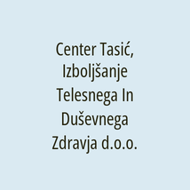 Center Tasić, Izboljšanje Telesnega In Duševnega Zdravja d.o.o. - Logotip