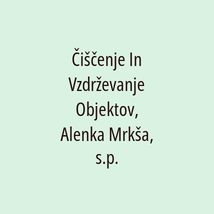 Čiščenje In Vzdrževanje Objektov, Alenka Mrkša, s.p. - Logotip