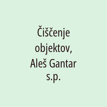 Čiščenje objektov, Aleš Gantar s.p. - Logotip