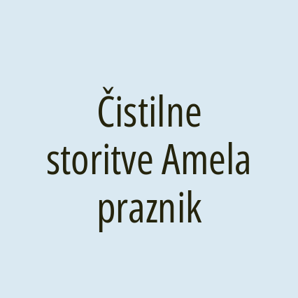 Čistilne storitve Amela praznik - Logotip