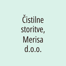 Čistilne storitve, Merisa d.o.o. - Logotip