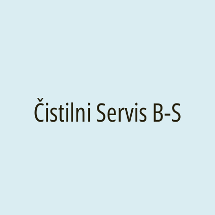 Čistilni Servis B-S - Logotip