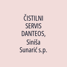 ČISTILNI SERVIS DANTEOS, Siniša Sunarić s.p. - Logotip