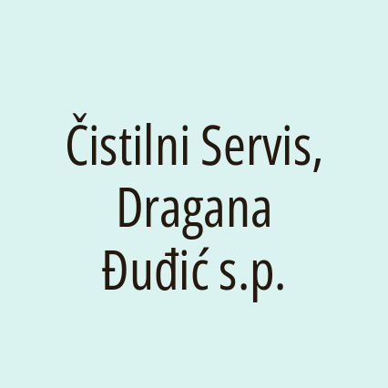 Čistilni Servis, Dragana Đuđić s.p. - Logotip