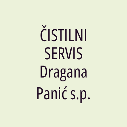 ČISTILNI SERVIS Dragana Panić s.p. - Logotip