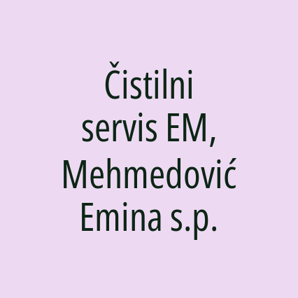 Čistilni servis EM, Mehmedović Emina s.p. - Logotip