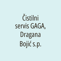 Čistilni servis GAGA, Dragana Bojić s.p. - Logotip