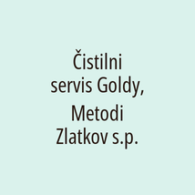 Čistilni servis Goldy, Metodi Zlatkov s.p. - Logotip