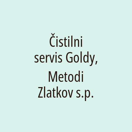 Čistilni servis Goldy, Metodi Zlatkov s.p. - Logotip