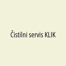 Čistilni servis KLIK - Logotip