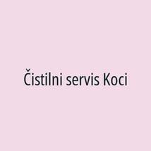 Čistilni servis Koci - Logotip