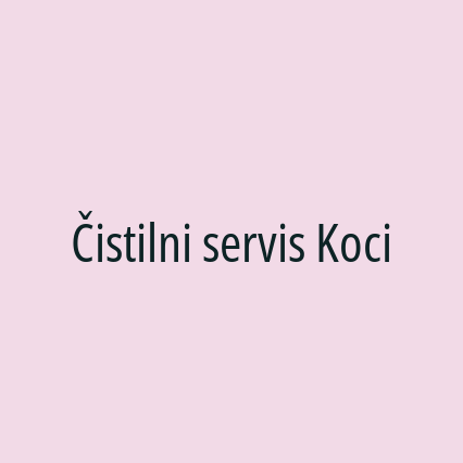 Čistilni servis Koci - Logotip