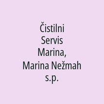 Čistilni Servis Marina, Marina Nežmah s.p. - Logotip