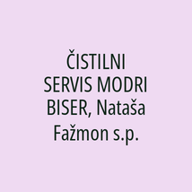 ČISTILNI SERVIS MODRI BISER, Nataša Fažmon s.p. - Logotip