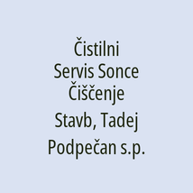 Čistilni Servis Sonce Čiščenje Stavb, Tadej Podpečan s.p. - Logotip