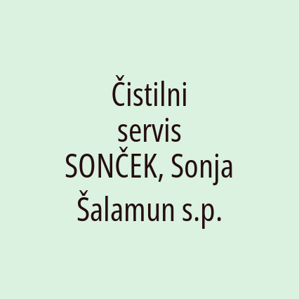 Čistilni servis SONČEK, Sonja Šalamun s.p. - Logotip