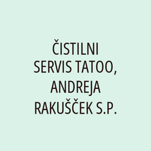 ČISTILNI SERVIS TATOO, ANDREJA RAKUŠČEK S.P. - Logotip