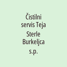 Čistilni servis Teja Sterle Burkeljca s.p. - Logotip