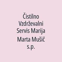 Čistilno Vzdrževalni Servis Marija Marta Mušič s.p. - Logotip