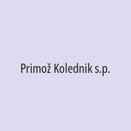 Primož Kolednik s.p.