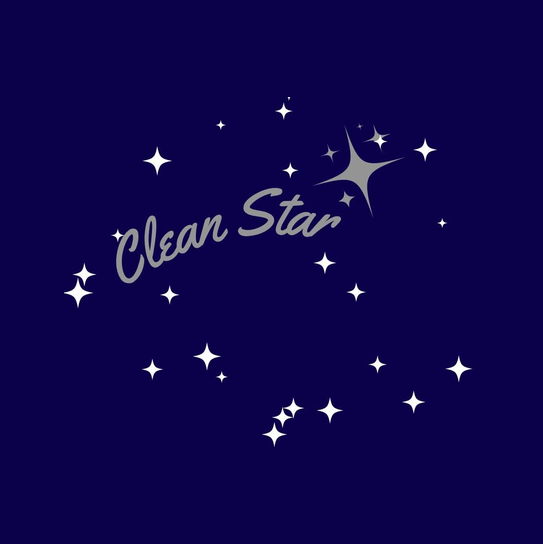 CLEAN STAR čistilne storitve - Logotip