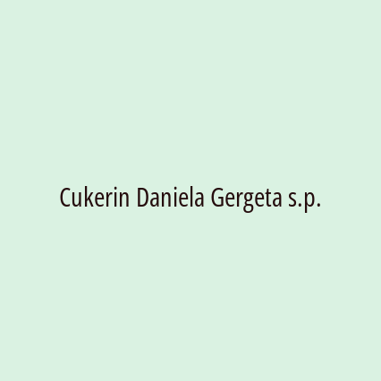 Cukerin Daniela Gergeta s.p. - Logotip