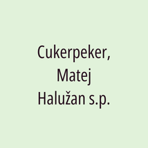 Cukerpeker, Matej Halužan s.p. - Logotip