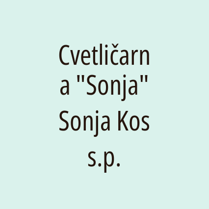 Cvetličarna "Sonja" Sonja Kos s.p. - Logotip