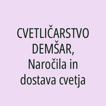 CVETLIČARSTVO DEMŠAR, Naročila in dostava cvetja - Logotip