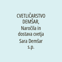 CVETLIČARSTVO DEMŠAR, Naročila in dostava cvetja Sara Demšar s.p. - Logotip