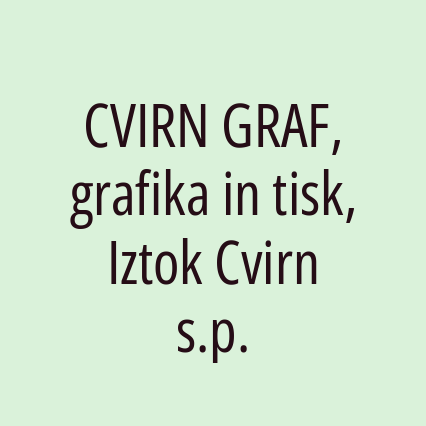 CVIRN GRAF, grafika in tisk, Iztok Cvirn s.p. - Logotip