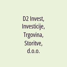 D2 Invest, Investicije, Trgovina, Storitve, d.o.o. - Logotip