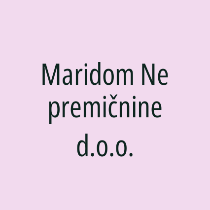 Maridom Nepremičnine d.o.o. - Logotip