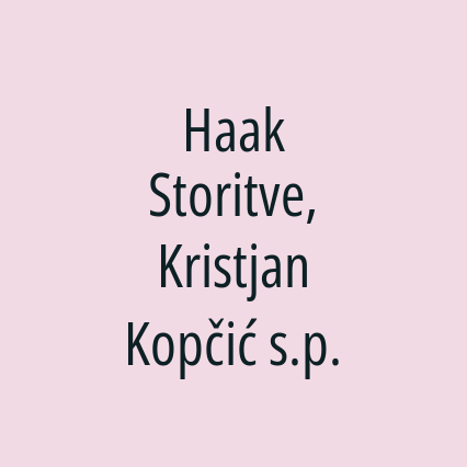 Haak Storitve, Kristjan Kopčić s.p. - Logotip