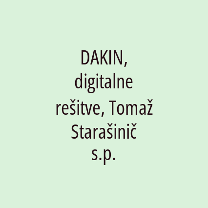 DAKIN, digitalne rešitve, Tomaž Starašinič s.p. - Logotip