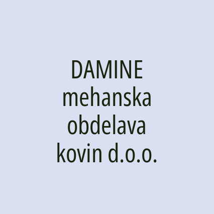 DAMINE mehanska obdelava kovin d.o.o. - Logotip