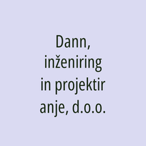 Dann, inženiring in projektiranje, d.o.o. - Logotip