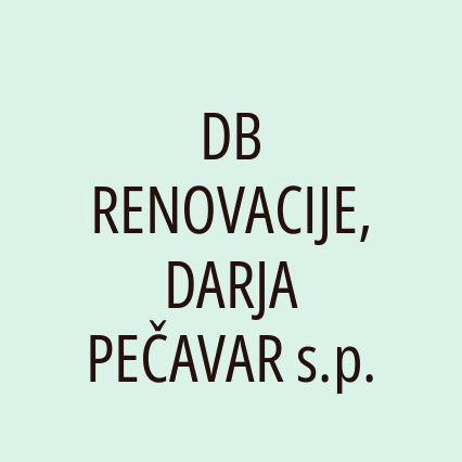 DB RENOVACIJE, DARJA PEČAVAR s.p. - Logotip