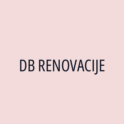 DB RENOVACIJE - Logotip